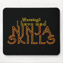 Funny Ninja Joke Mousepad