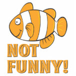 funny NOT FUNNY clownfish clown fish Photo Sculpture