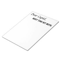 Funny notepads gifts Anti Valentines day gift joke notepads