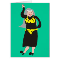 Funny Nun Cards "Bikini"