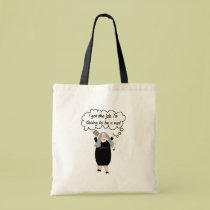 Funny Nun Cards "Got The Job!" (Gail Gabel) bags