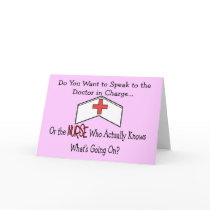 Funny Nurse Gifts Card