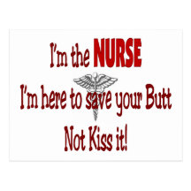 Funny Nurse Gifts Post Cards