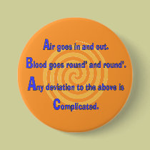 Funny Nurse or Respiratory Therapy Gifts buttons
