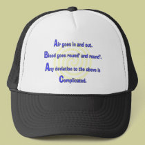 Funny Nurse or Respiratory Therapy Gifts hats