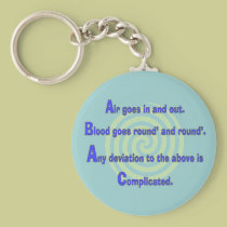 Funny Nurse or Respiratory Therapy Gifts keychains
