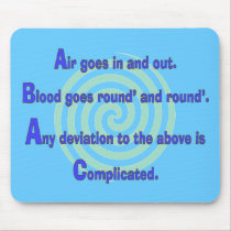 Funny Nurse or Respiratory Therapy Gifts mousepads