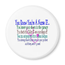 Funny Nurse Sayings Fridge Magnet