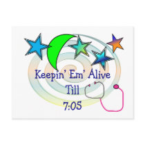 Funny Nurse T-Shirts and Gifts Postcard
