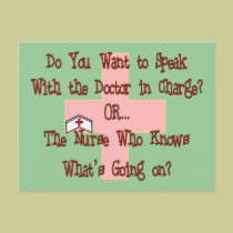 Funny Nurse T-Shirts and Gifts postcards