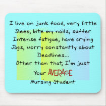 Funny Nursing Student Gifts mousepads