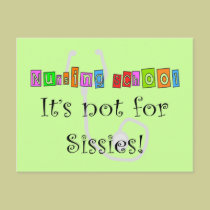 Funny Nursing Student Gifts postcards