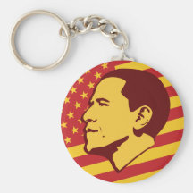 Funny Obama Socialist America Keychain