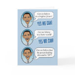 Funny Obama "Yes We Can" Birthday Card