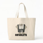 funny obsolete floppy disc bags