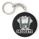 funny obsolete floppy disc key chains