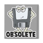 funny obsolete floppy disc fridge magnets