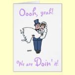 Funny Offbeat Humourous Wedding "Save The Date" cards