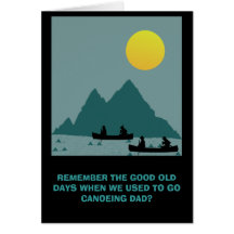 Funny,offensive Deliverance theme Father's Day Greeting Card