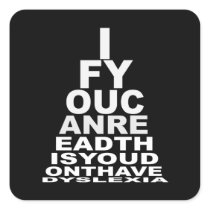 Funny offensive dyslexic sticker