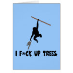 Funny,offensive slogan monkey