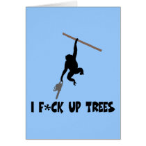 Funny,offensive slogan monkey