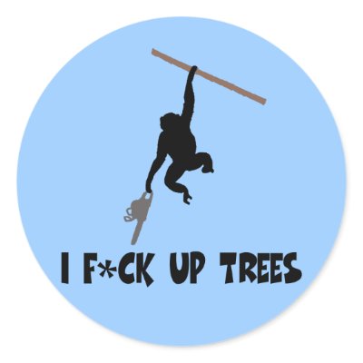 Funny,offensive slogan monkey by Cardsharkkid
