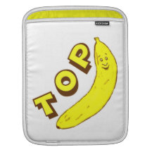 Funny Office Boss Top Banana Rickshaw iPad Sleeve