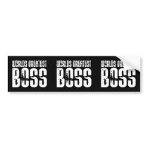 Funny Office Humour Bosses : World's Greatest Boss Bumper Sticker