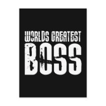 Funny Office Humour Bosses : World's Greatest Boss Post Cards
