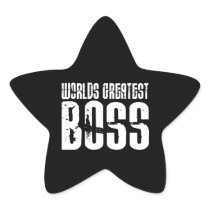 Funny Office Humour Bosses : World's Greatest Boss Stickers