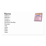 Funny Office Sign – While You Were Out Business Cards