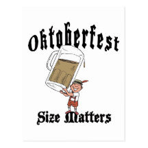 Funny Oktoberfest Drinking Postcards