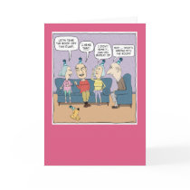 Funny Old Folks birthday card