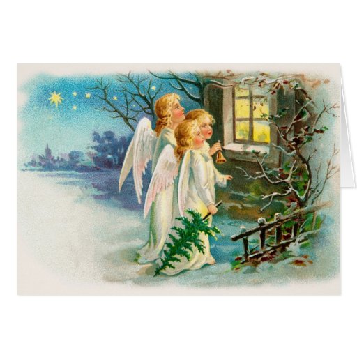 Funny Old Time Christmas Greeting Card