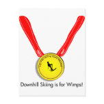 Funny Olympic Downhill Skiing Design