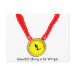 Funny Olympic Downhill Skiing Design