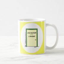 Funny Optometrist Cartoon Eye Doctor Coffee Mug
