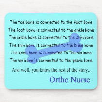 Funny Orthopedic Nurse Gifts mousepads