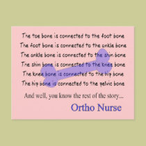 Funny Orthopedic Nurse Gifts postcards