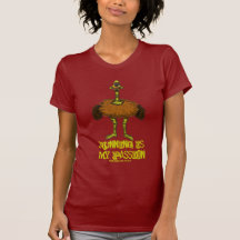 Funny ostrich t-shirt design