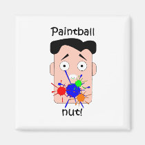 Funny paintball magnets