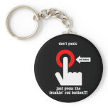 funny panic key chains