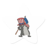 funny patriotic bad ass honey badger stickers