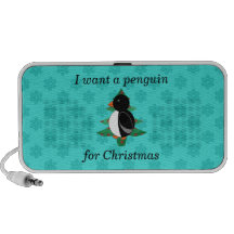 Funny penguin gifts notebook speakers