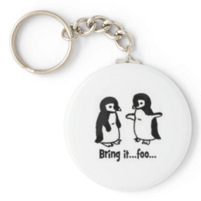 Funny penguins key chains by anewnam