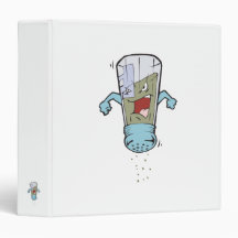 funny pepper shaker cartoon character binders