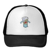 funny pepper shaker cartoon character mesh hats
