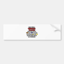 Funny Personal Trainer ... OMG WTF LOL Bumper Sticker