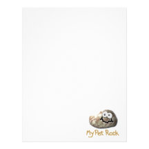 funny pet rock customized letterhead